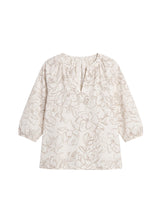 Nursing Friendly Tunic Top in Linen/Cotton