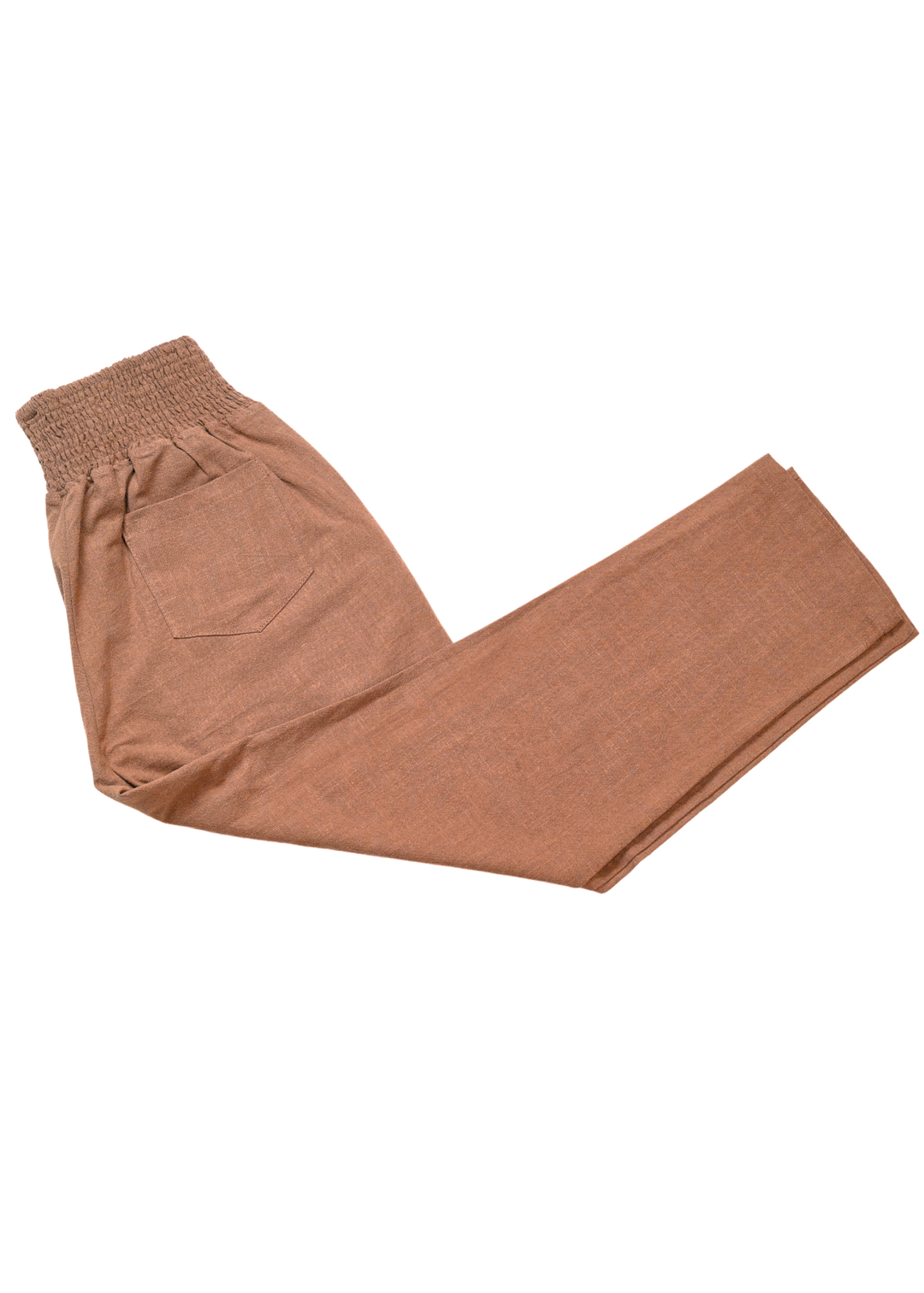 Everyday Transitional Maternity Smocked Linen Pant