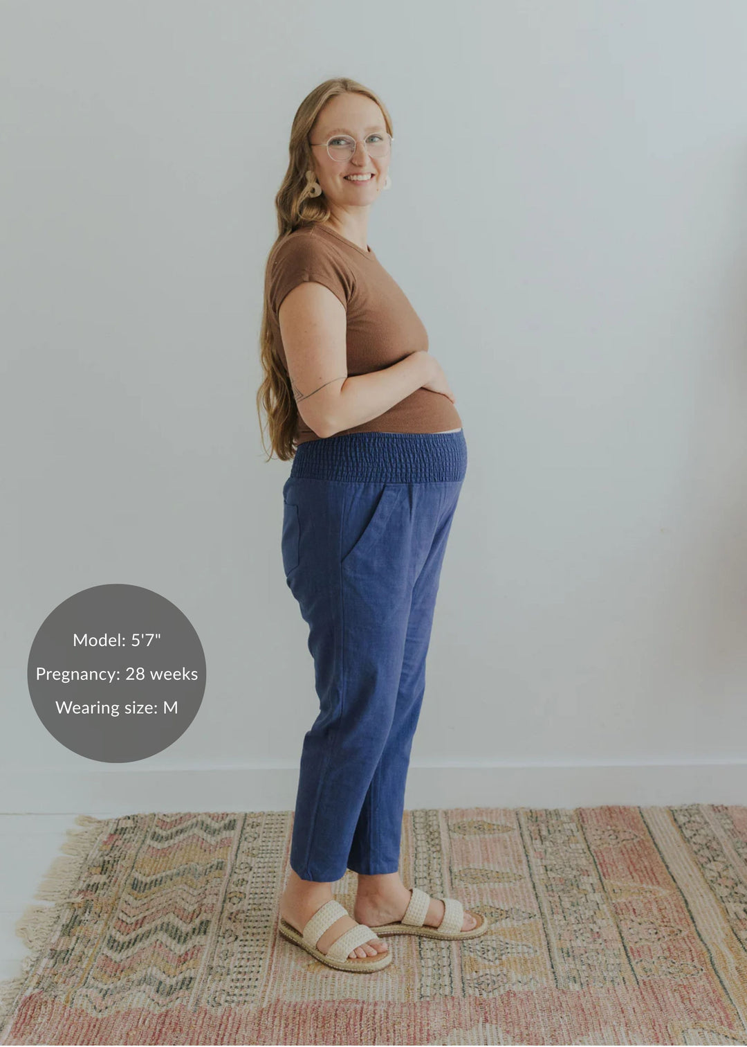 Garment Washed Smocked Pant in Reedcloth™