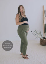 Garment Washed Smocked Pant in Reedcloth™