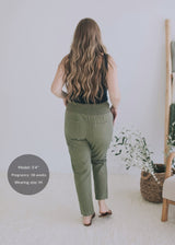 Garment Washed Smocked Pant in Reedcloth™