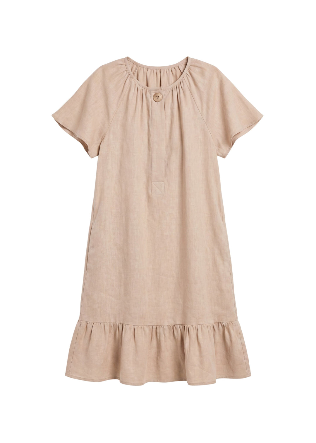 Gathered Popover Dress