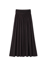 Gathered Stretch Jersey Skirt