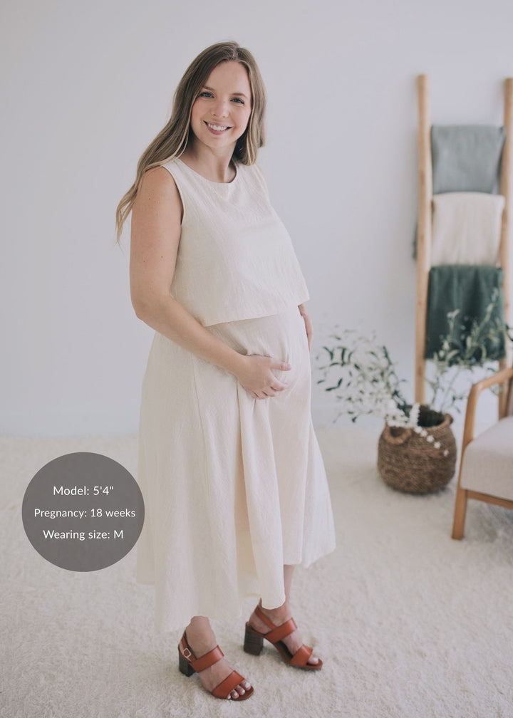 Haven Lift Nursing Dress in Cotton