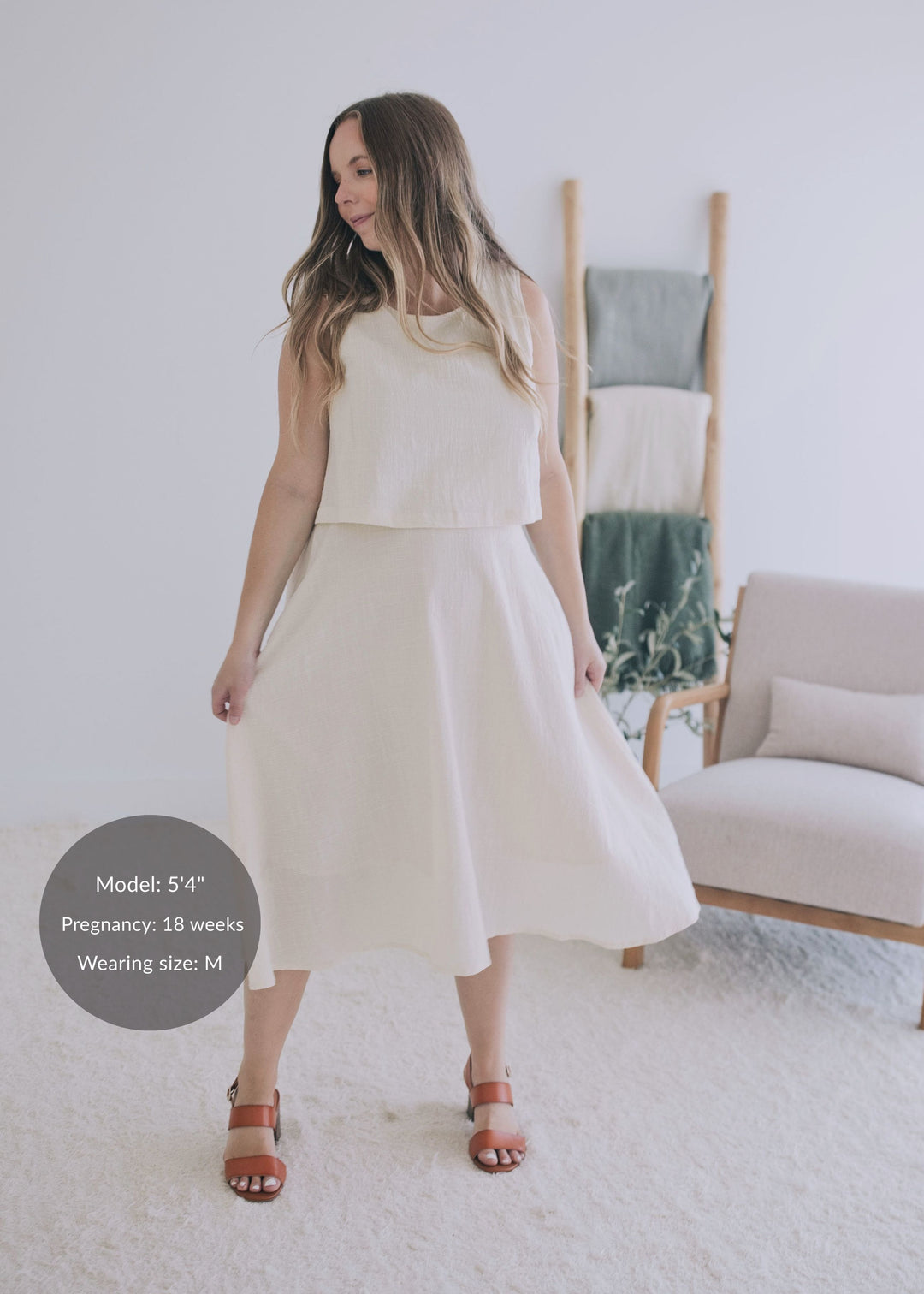 Haven Lift Nursing Dress in Cotton