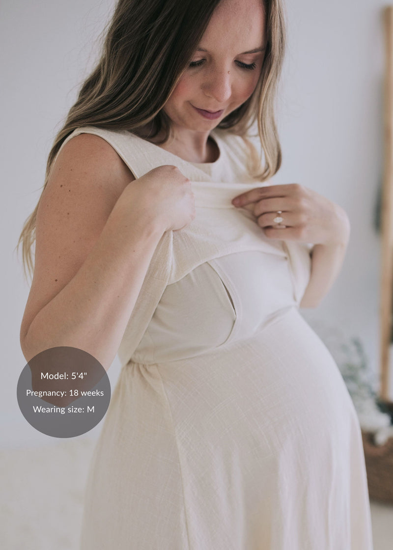 Haven Lift Nursing Dress in Cotton