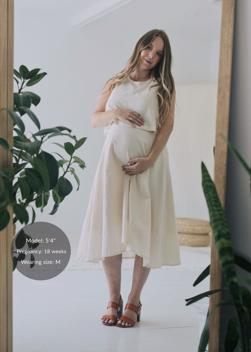Haven Lift Nursing Dress in Cotton