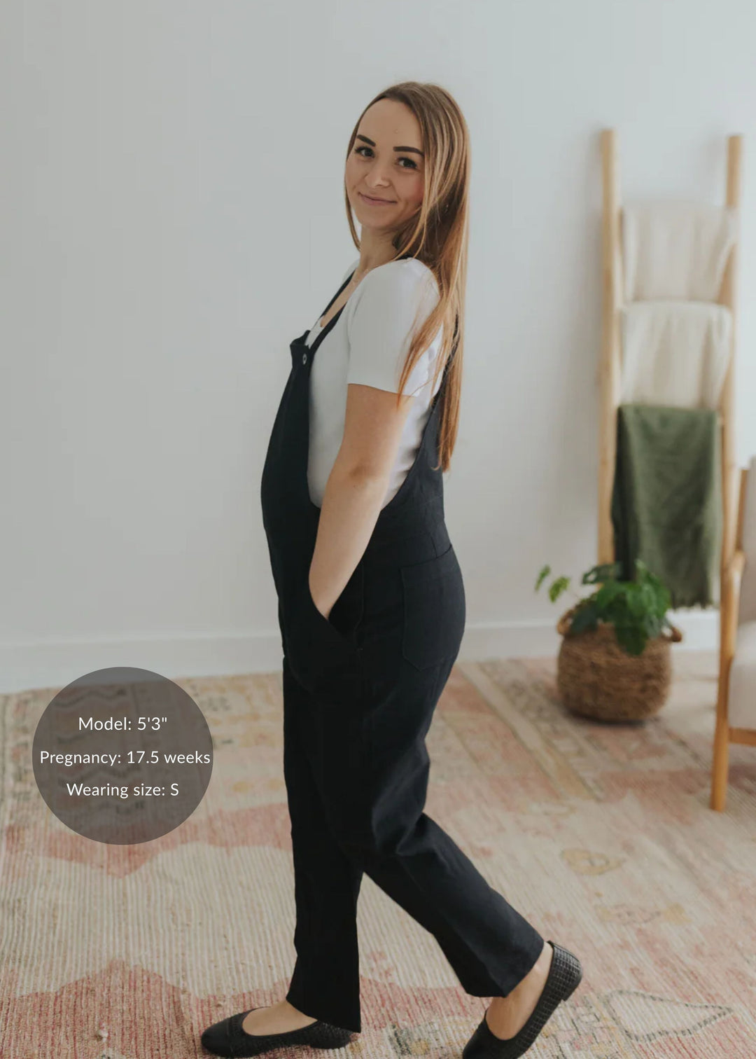 The Journey Overalls in Linen/Cotton