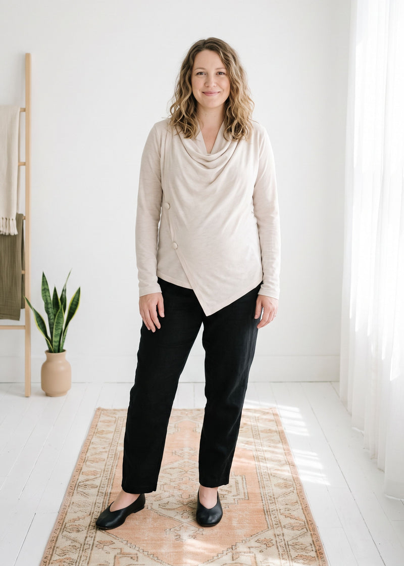 Knit Cardigan in Cotton Cashmere
