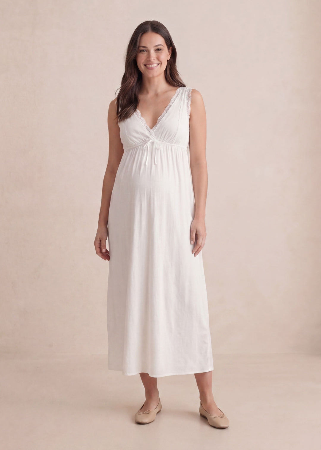 Lace Trim Slip Dress