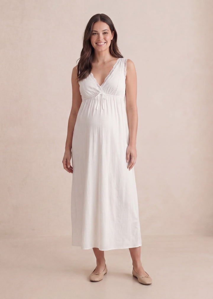 Lace Trim Slip Dress