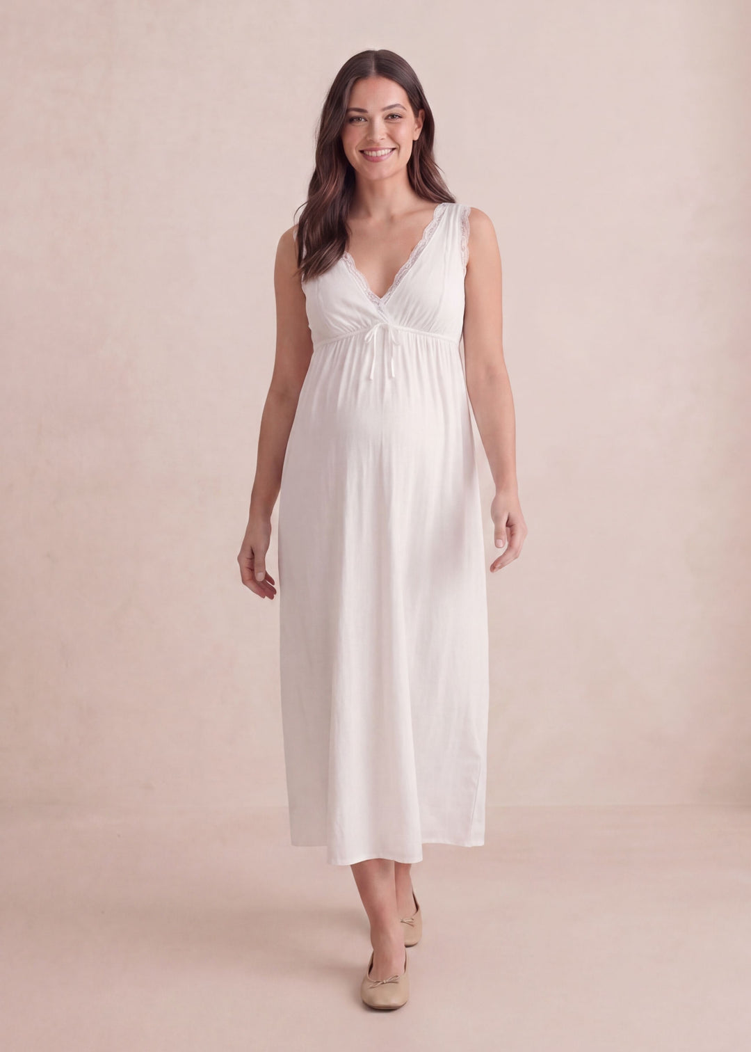 Lace Trim Slip Dress