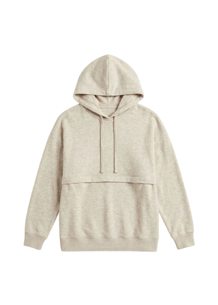 Lift-Up Nursing Hoodie in Cotton