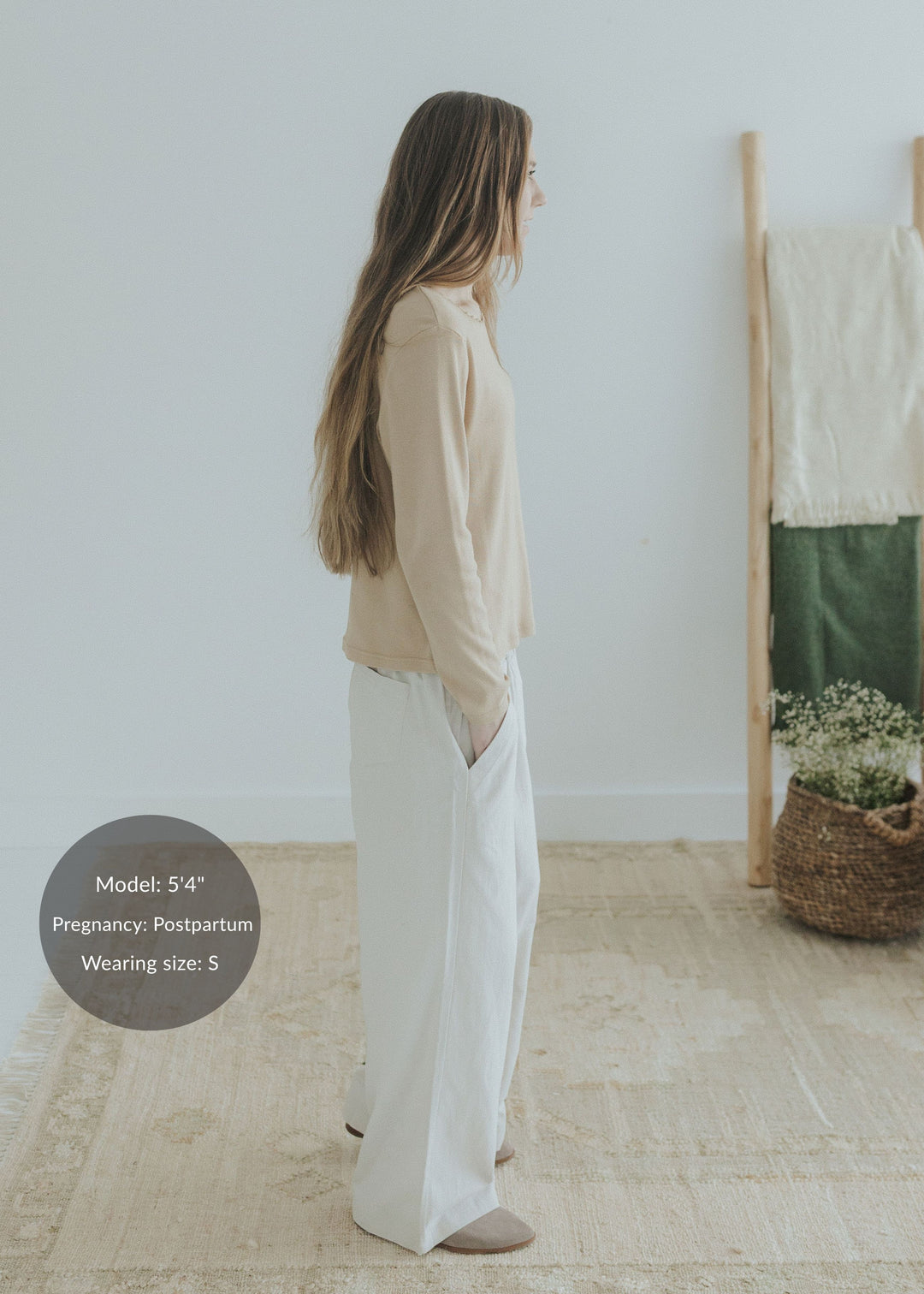 Wide Leg Flow Pant in Cotton/Linen EMME Wide Leg Flow Pant in Cotton/Linen EMME