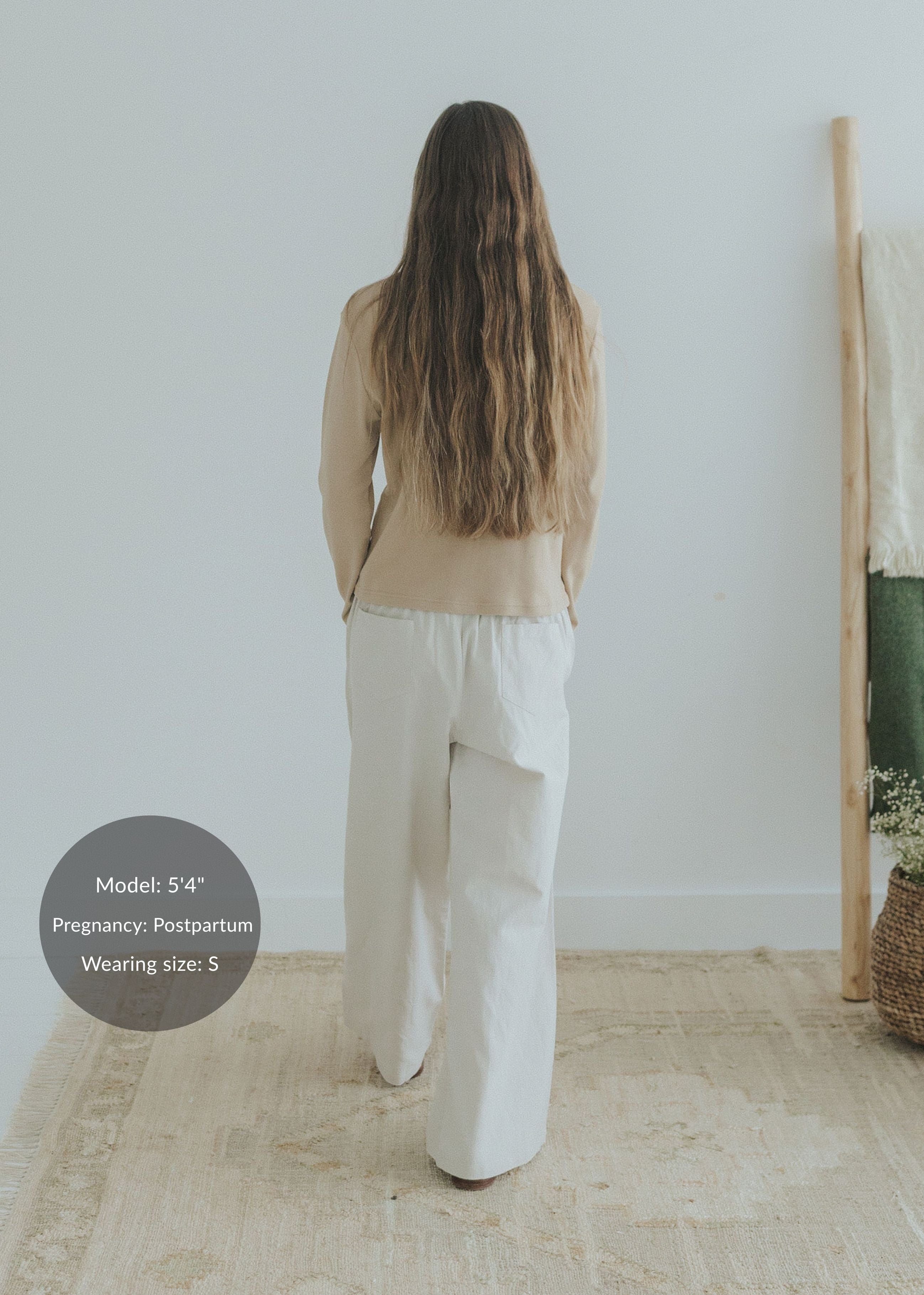 Wide Leg Flow Pant | Flowy Maternity Pants | Emme – EMME