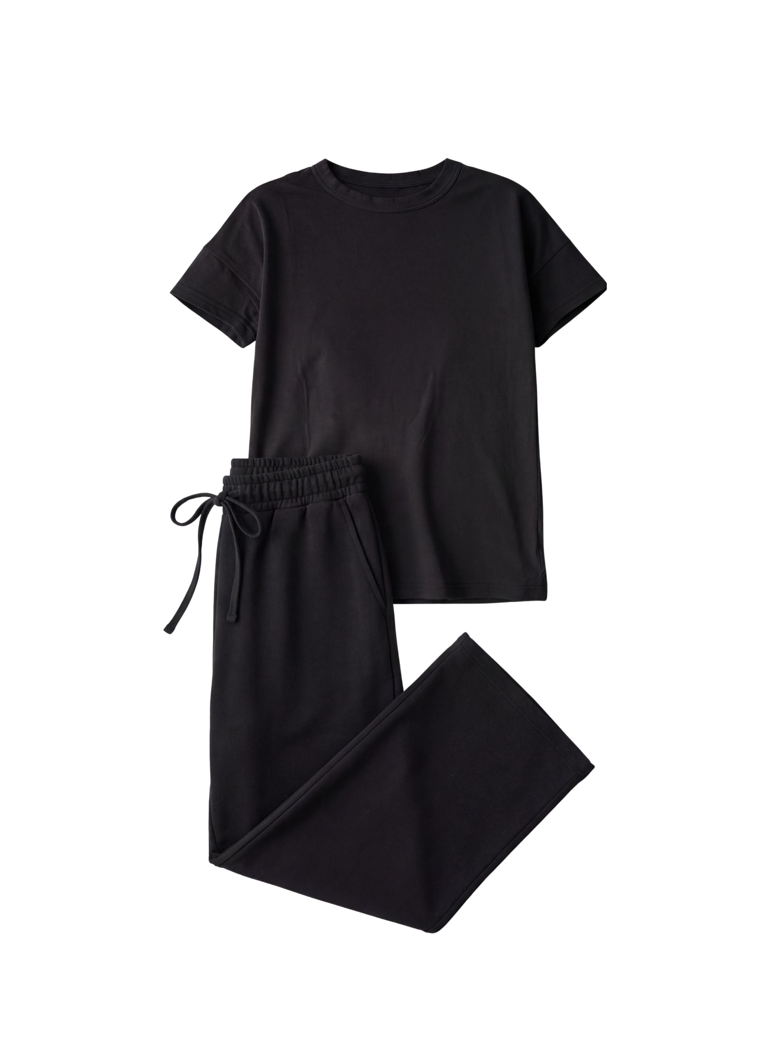 Lounge Pants + Top in Cotton Fleece – EMME