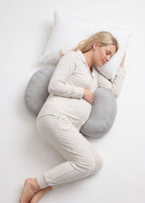 U-Shaped Pregnancy Pillow + Cover in Percale 100% Cotton