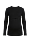 Nursing Long Sleeve Top in Merino Wool