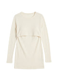 Nursing Long Sleeve Top in Merino Wool