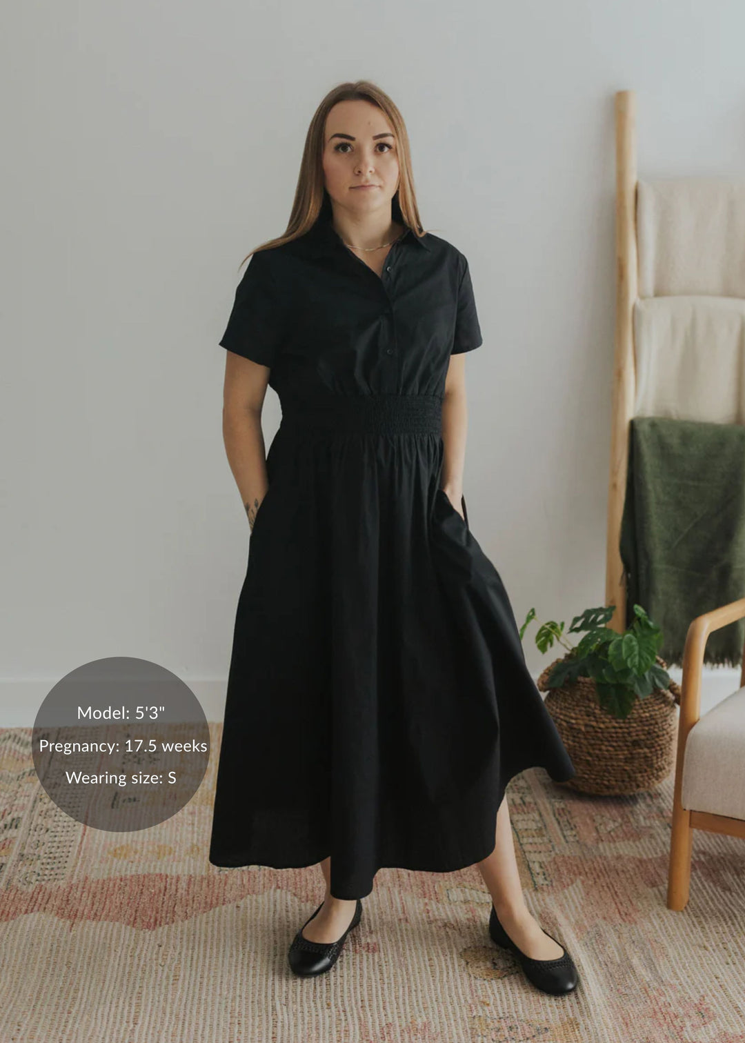 Sarah Shirt Dress in Cotton Poplin Sarah Shirt Dress in Cotton Poplin
