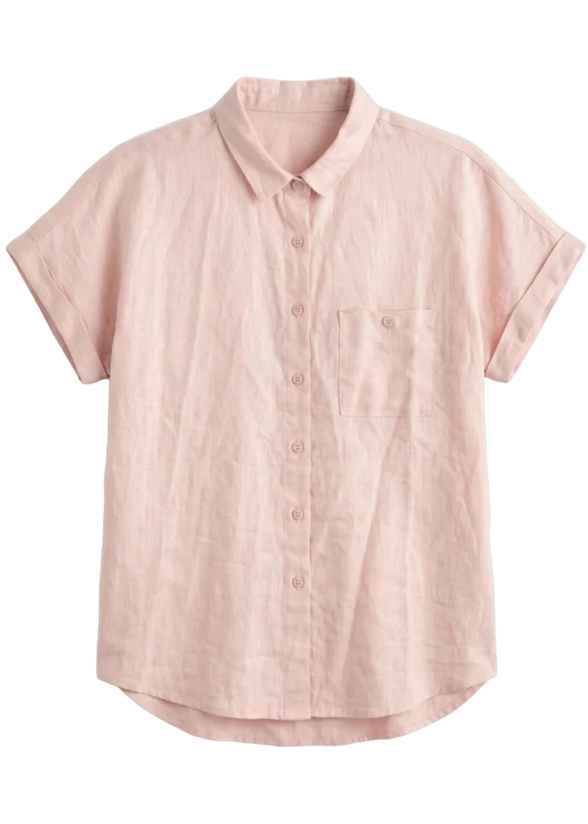 Nora Camp Shirt in Sandwashed Linen