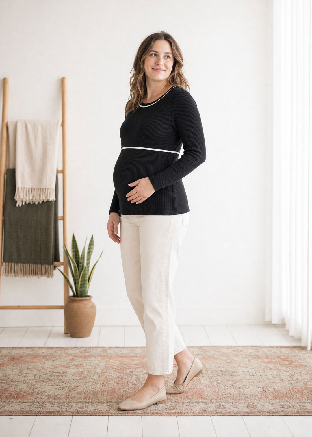 Long Sleeve Nursing Top