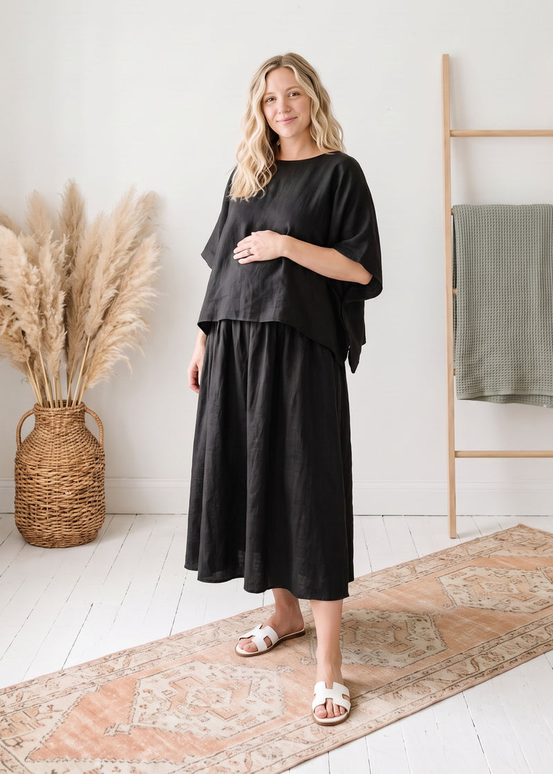 Nursing Poncho Dress