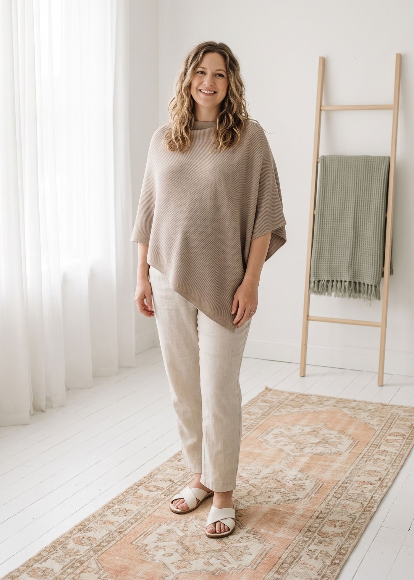 Nursing Cover in Cotton/Cashmere