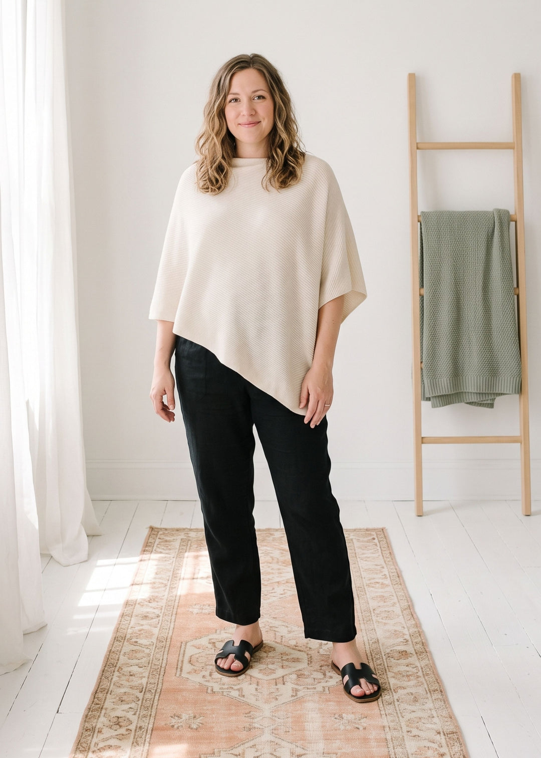 Nursing Cover in Cotton/Cashmere