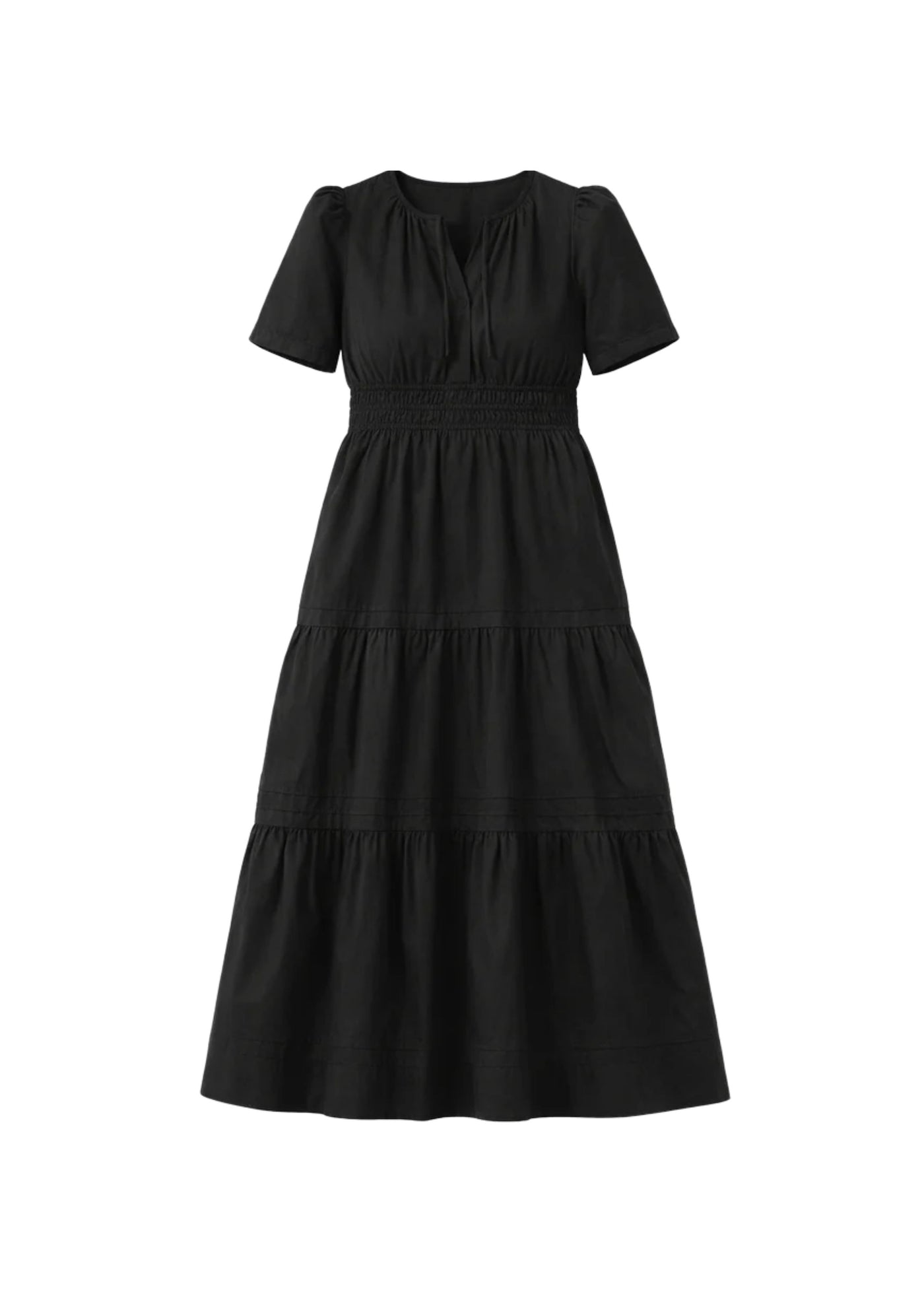 Organic Cotton Poplin Maternity Maxi Dress