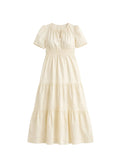 Organic Cotton Poplin Maternity Maxi Dress