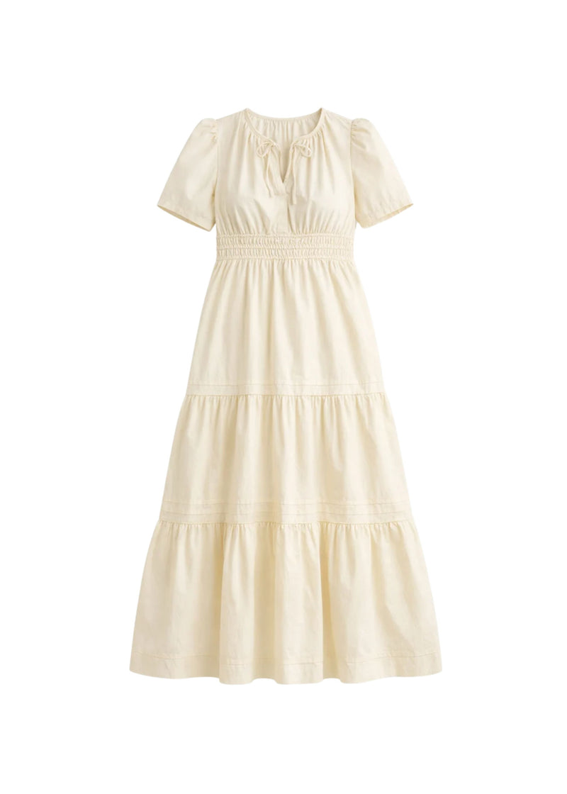 Organic Cotton Poplin Maternity Maxi Dress