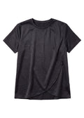 Overlap Nursing Top in Cotton Sateen