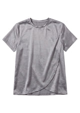 Overlap Nursing Top in Cotton Sateen