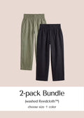 Garment Washed Reedcloth Pant 2-Pack