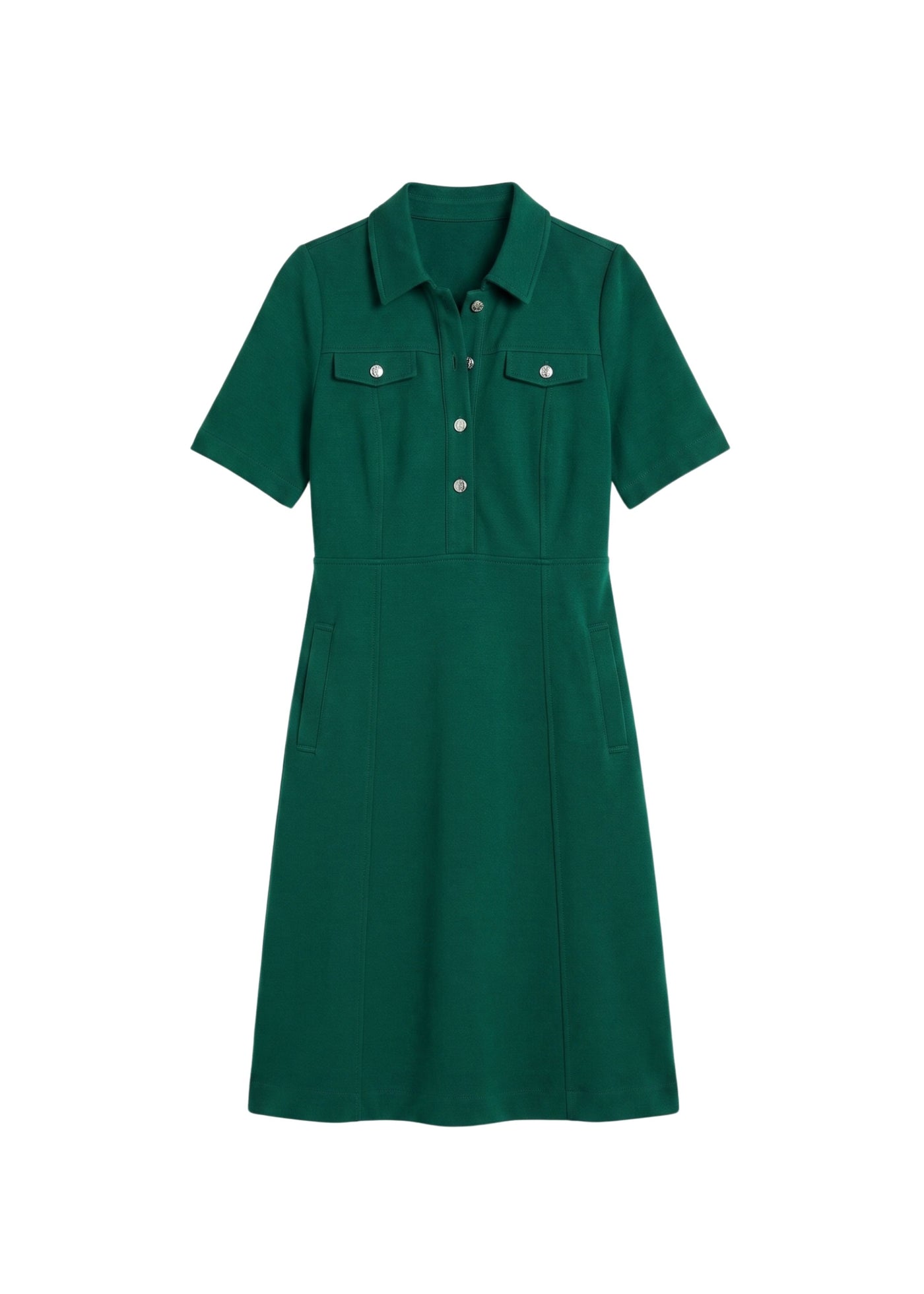 Ponte Shirt Dress