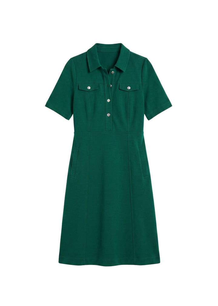 Ponte Shirt Dress