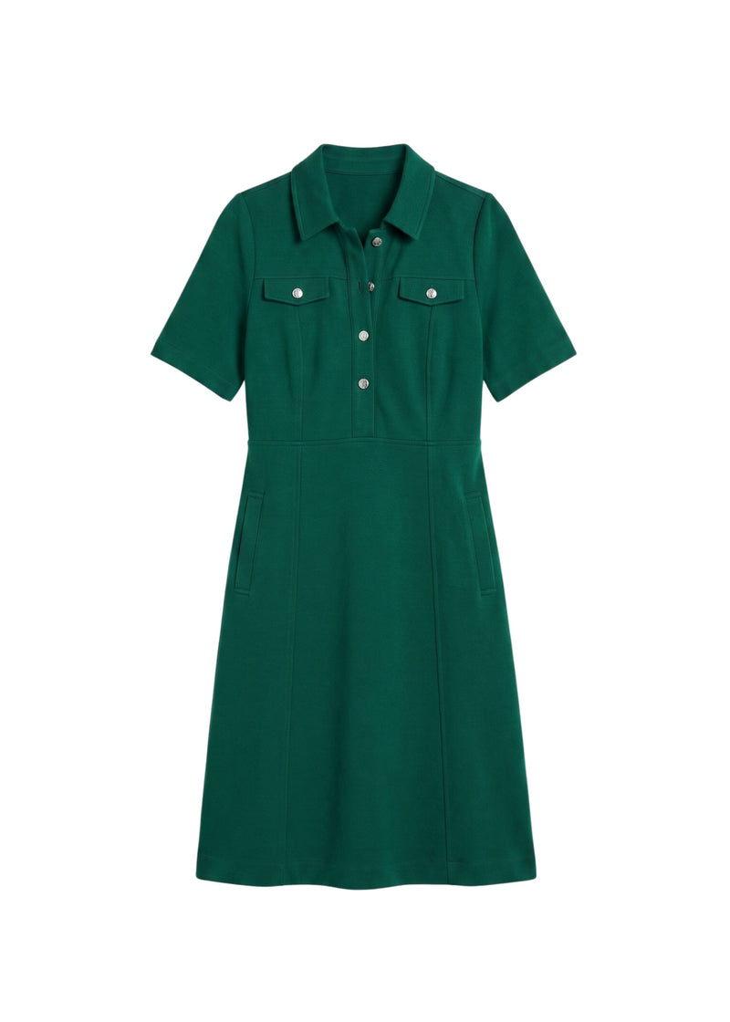 Ponte Shirt Dress