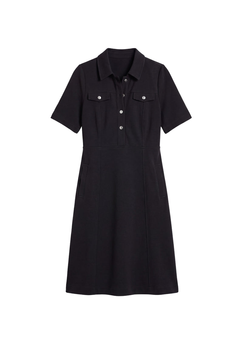 Ponte Shirt Dress