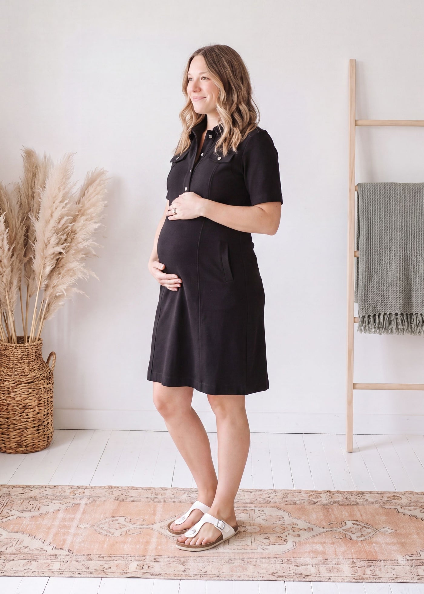 Ponte Shirt Dress