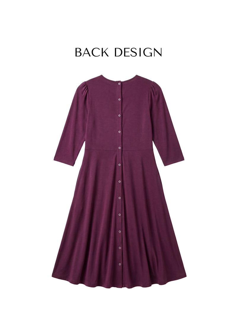 Postpartum Delivery Recovery Gown in Organic Cotton