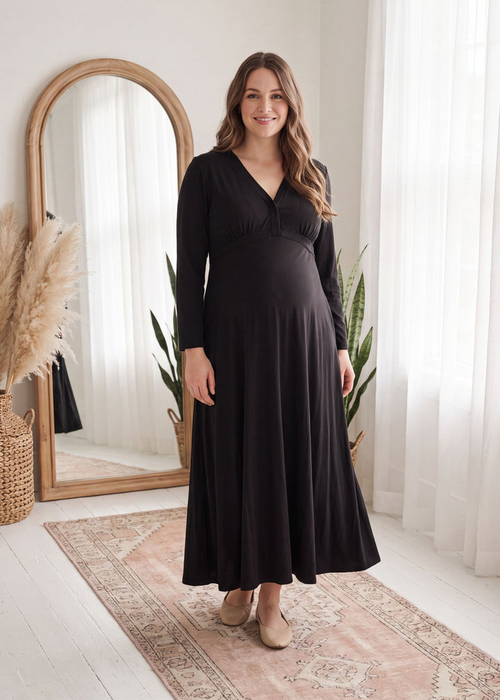 Postpartum Delivery Recovery Gown in Organic Cotton