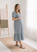 Puff Sleeve Gingham Dress