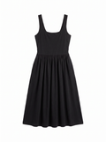 Pull-Down Midi Dress