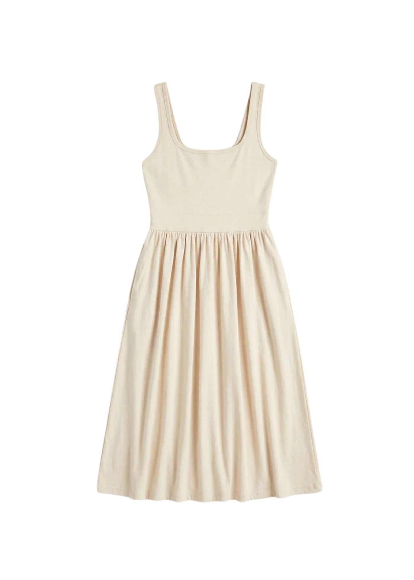Pull-Down Midi Dress