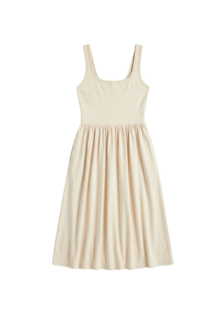 Pull-Down Midi Dress