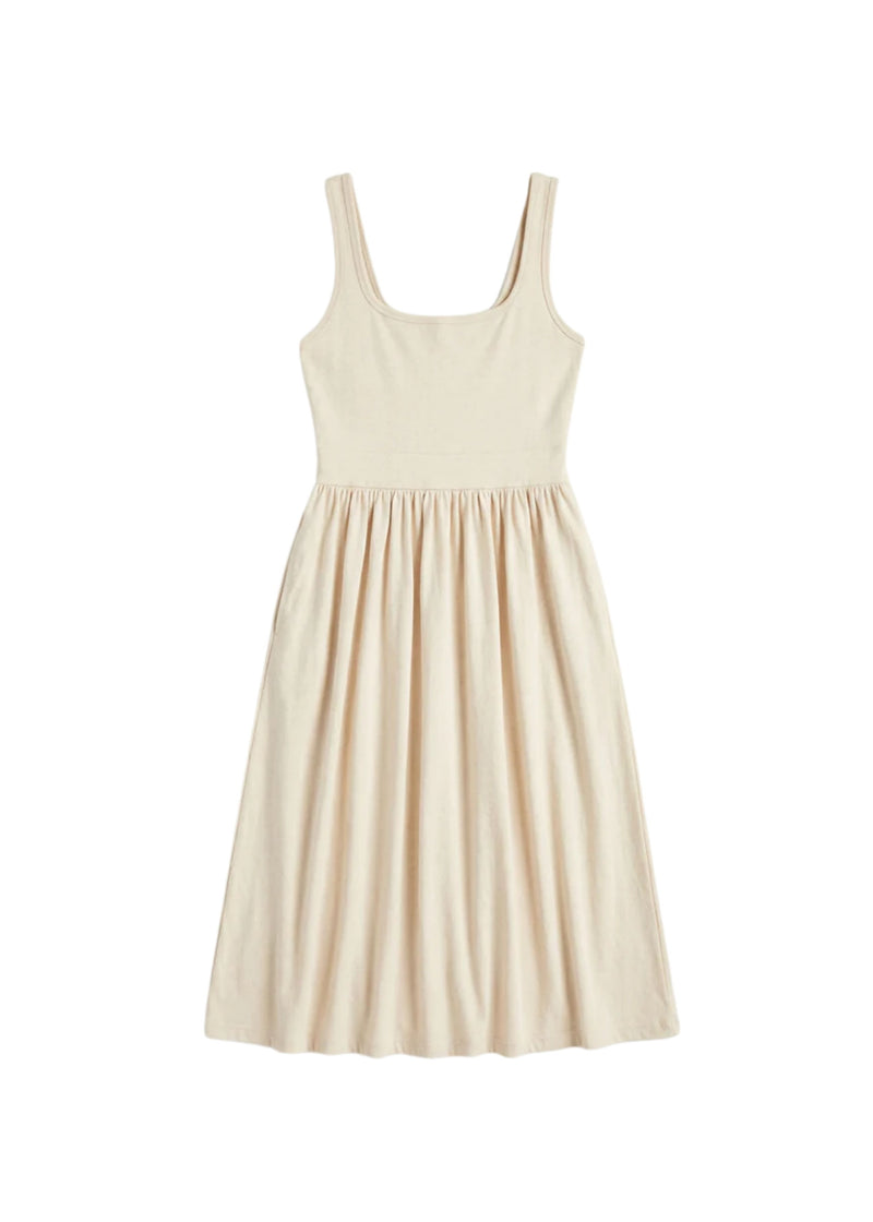Pull-Down Midi Dress
