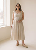 Pull-Down Midi Dress