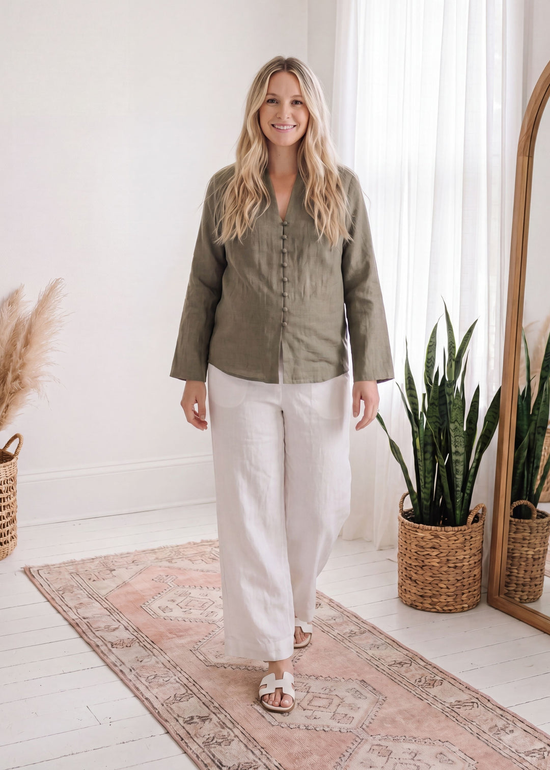 Relaxed Button Front Cardigan