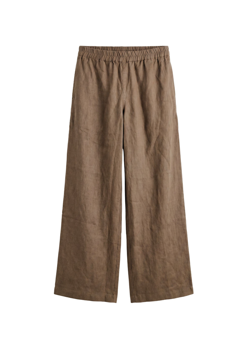 Relaxed Wide Leg Pant in Linen